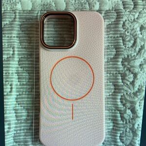 Pink Leather Phone Case